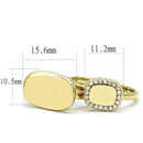 Gold Promise Rings TK3121 Gold - Stainless Steel Ring with AAA Grade CZ