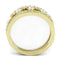 Gold Promise Rings TK3123 Gold - Stainless Steel Ring with Crystal