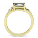 Gold Promise Rings TK3127 Gold - Stainless Steel Ring with CZ