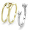 Gold Promise Rings TK3183 Two-Tone Gold - Stainless Steel Ring with CZ