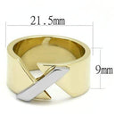 Gold Promise Rings TK3184 Two-Tone Gold - Stainless Steel Ring