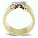 Gold Promise Rings TK3185 Two-Tone Gold - Stainless Steel Ring