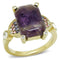 Gold Promise Rings TK3195 Gold - Stainless Steel Ring with Semi-Precious