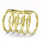 Silver Jewelry Rings Gold Promise Rings TK3198 Gold - Stainless Steel Ring with Crystal Alamode Fashion Jewelry Outlet