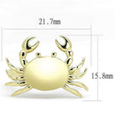 Silver Jewelry Rings Gold Promise Rings TK3199 Gold - Stainless Steel Ring Alamode Fashion Jewelry Outlet