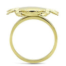 Silver Jewelry Rings Gold Promise Rings TK3199 Gold - Stainless Steel Ring Alamode Fashion Jewelry Outlet