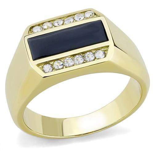 Gold Promise Rings TK3222 Gold - Stainless Steel Ring with AAA Grade CZ