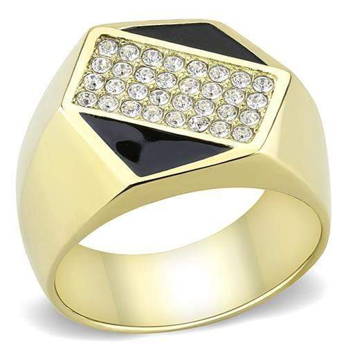 Gold Promise Rings TK3224 Gold - Stainless Steel Ring with Crystal