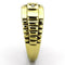 Gold Ring For Men TK794 Gold - Stainless Steel Ring with AAA Grade CZ