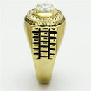 Gold Ring For Men TK948G Gold - Stainless Steel Ring with AAA Grade CZ