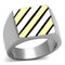 Gold Ring For Men TK952 Two-Tone Gold - Stainless Steel Ring