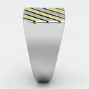 Gold Ring For Men TK952 Two-Tone Gold - Stainless Steel Ring