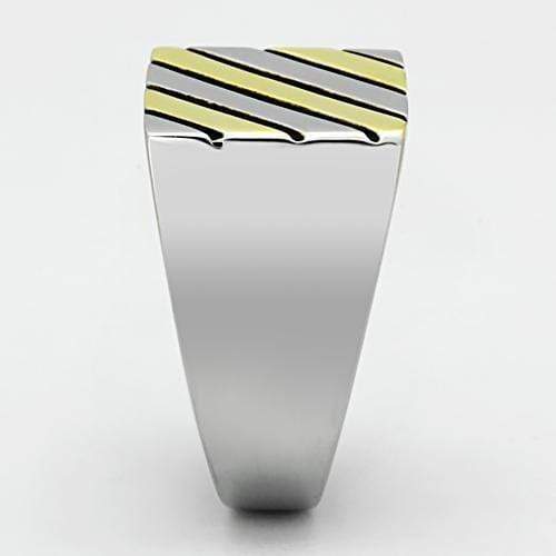 Gold Ring For Men TK952 Two-Tone Gold - Stainless Steel Ring