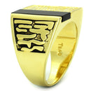 Gold Ring For Men TS236 Gold 925 Sterling Silver Ring with Semi-Precious