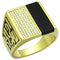 Gold Ring For Men TS236 Gold 925 Sterling Silver Ring with Semi-Precious