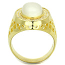 Gold Ring For Men TS244 Gold 925 Sterling Silver Ring with Synthetic