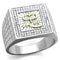 Silver Jewelry Rings Gold Ring For Men TS389 Gold+Rhodium 925 Sterling Silver Ring with CZ Alamode Fashion Jewelry Outlet