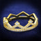 Gold Ring For Men TS404 Gold 925 Sterling Silver Ring with AAA Grade CZ