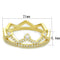 Gold Ring For Men TS404 Gold 925 Sterling Silver Ring with AAA Grade CZ