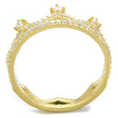 Gold Ring For Men TS404 Gold 925 Sterling Silver Ring with AAA Grade CZ
