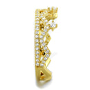 Gold Ring For Men TS404 Gold 925 Sterling Silver Ring with AAA Grade CZ