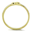 Gold Ring For Men TS405 Gold 925 Sterling Silver Ring with AAA Grade CZ