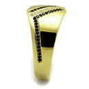 Gold Ring For Men TS413 Gold 925 Sterling Silver Ring with CZ