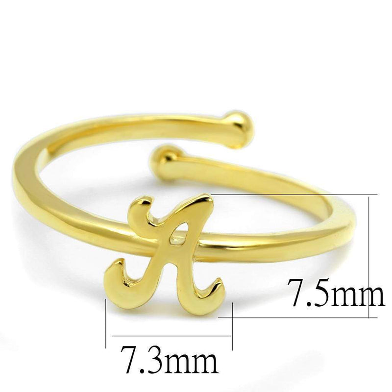 Gold Ring For Women LO4006 Flash Gold Brass Ring