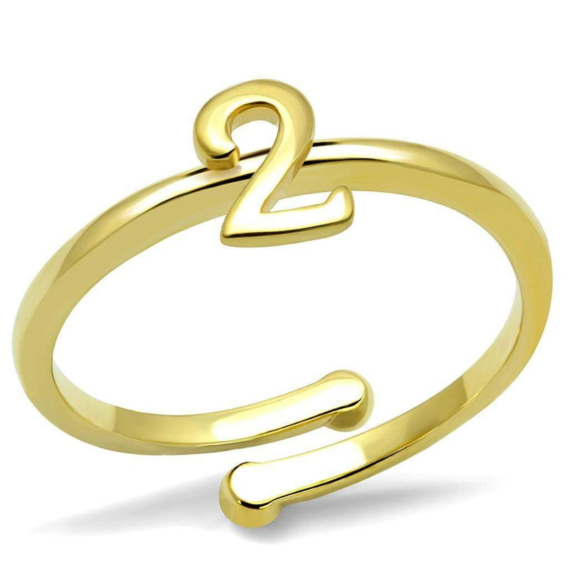 Gold Ring For Women LO4010 Flash Gold Brass Ring