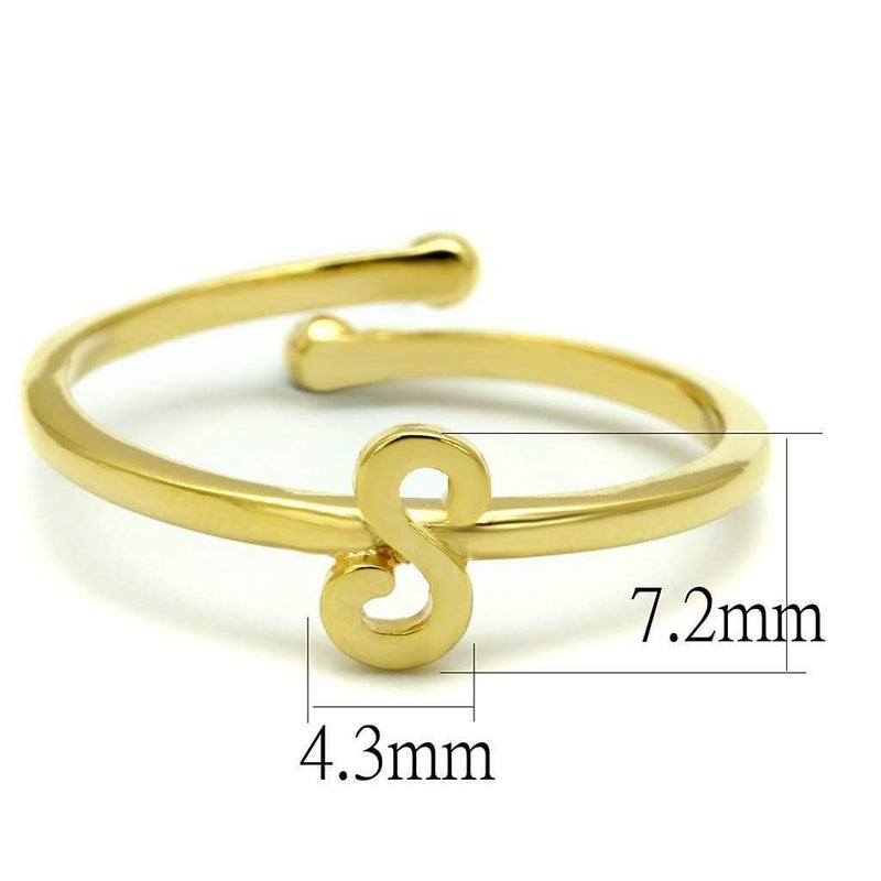 Gold Ring For Women LO4014 Flash Gold Brass Ring