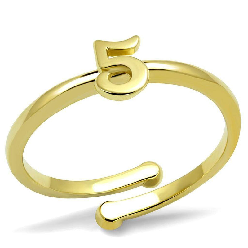 Gold Ring For Women LO4016 Flash Gold Brass Ring