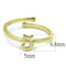 Gold Ring For Women LO4016 Flash Gold Brass Ring