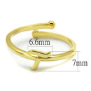 Gold Ring For Women LO4018 Flash Gold Brass Ring