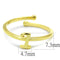 Gold Ring For Women LO4020 Flash Gold Brass Ring