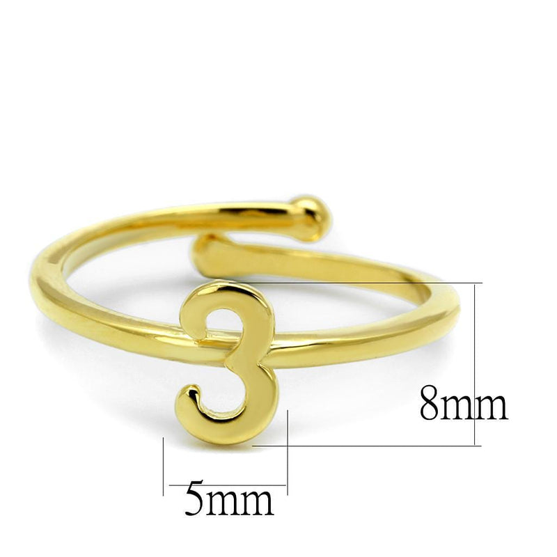 Gold Ring For Women LO4022 Flash Gold Brass Ring