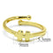 Gold Ring For Women LO4028 Flash Gold Brass Ring