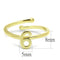 Gold Ring For Women LO4034 Flash Gold Brass Ring