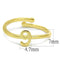 Gold Ring For Women LO4038 Flash Gold Brass Ring