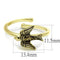 Gold Ring For Women LO4054 Flash Gold Brass Ring