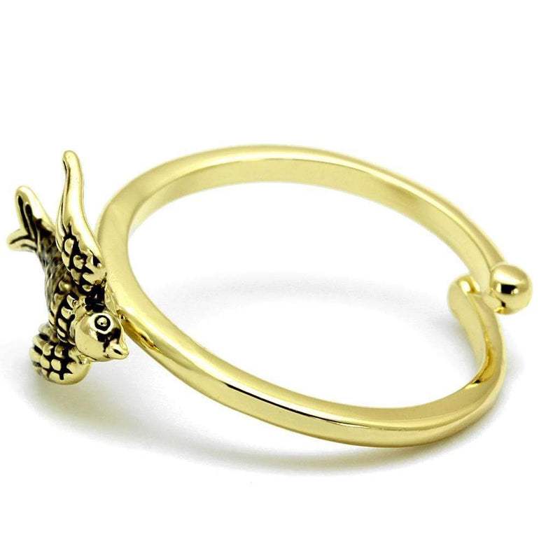 Gold Ring For Women LO4054 Flash Gold Brass Ring