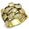 Gold Ring For Women LO4096 Gold Brass Ring with AAA Grade CZ