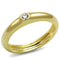 Gold Ring For Women LO4107 Gold Brass Ring with AAA Grade CZ