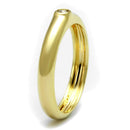 Gold Ring For Women LO4107 Gold Brass Ring with AAA Grade CZ