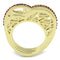 Gold Ring For Women TK863 Gold - Stainless Steel Ring with Crystal