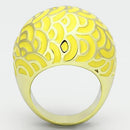 Gold Ring For Women TK873 Gold - Stainless Steel Ring with Epoxy