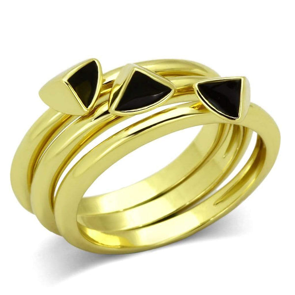 Gold Ring For Women TK876 Gold - Stainless Steel Ring with Epoxy