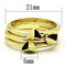 Gold Ring For Women TK876 Gold - Stainless Steel Ring with Epoxy