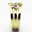 Gold Ring For Women TK877 Gold - Stainless Steel Ring with Epoxy