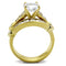 Gold Ring For Women TK8X040 Gold - Stainless Steel Ring with AAA Grade CZ