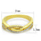 Gold Ring For Women TS252 Gold+Rhodium 925 Sterling Silver Ring with CZ